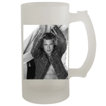 Brad Pitt 16oz Frosted Beer Stein