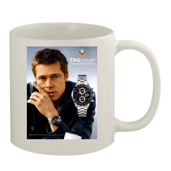 Brad Pitt 11oz White Mug