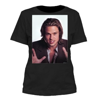 Brad Pitt Women's Cut T-Shirt