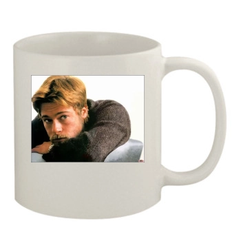 Brad Pitt 11oz White Mug