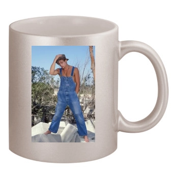 Brad Pitt 11oz Metallic Silver Mug