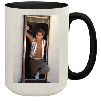 Brad Pitt 15oz Colored Inner & Handle Mug