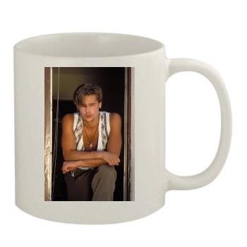 Brad Pitt 11oz White Mug