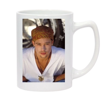 Brad Pitt 14oz White Statesman Mug