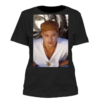 Brad Pitt Women's Cut T-Shirt