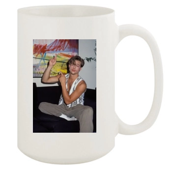 Brad Pitt 15oz White Mug