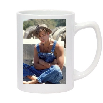 Brad Pitt 14oz White Statesman Mug