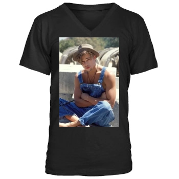 Brad Pitt Men's V-Neck T-Shirt