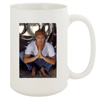 Brad Pitt 15oz White Mug