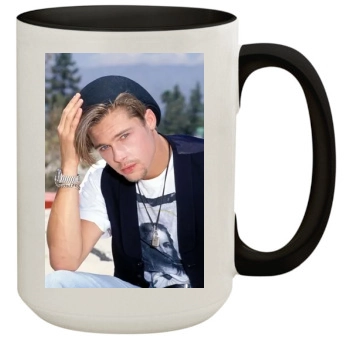 Brad Pitt 15oz Colored Inner & Handle Mug