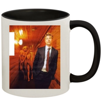 Brad Pitt 11oz Colored Inner & Handle Mug