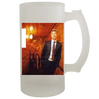 Brad Pitt 16oz Frosted Beer Stein