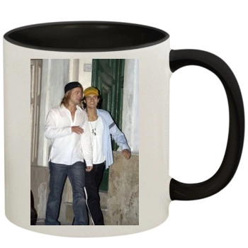 Brad Pitt 11oz Colored Inner & Handle Mug