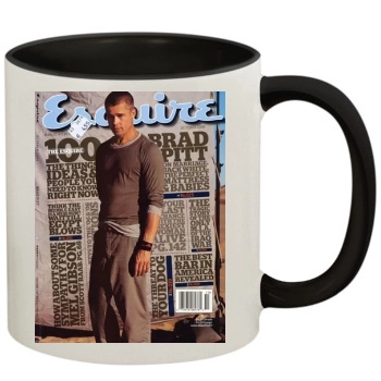 Brad Pitt 11oz Colored Inner & Handle Mug