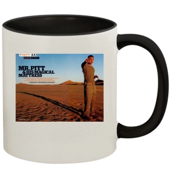 Brad Pitt 11oz Colored Inner & Handle Mug