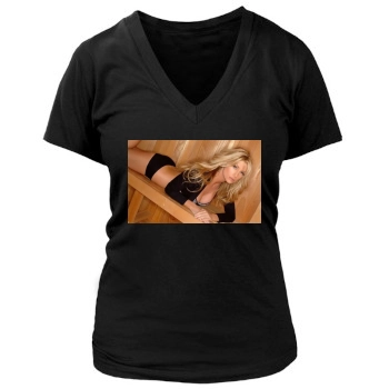 Brande Roderick Women's Deep V-Neck TShirt