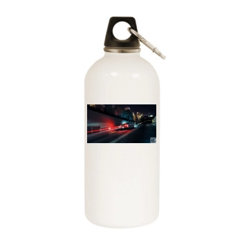 W Motors Lykan Hypersport White Water Bottle With Carabiner