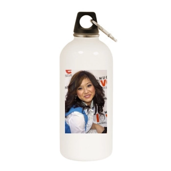 Brenda Song White Water Bottle With Carabiner