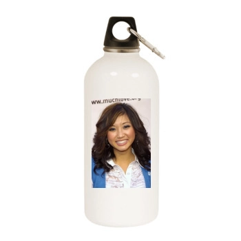 Brenda Song White Water Bottle With Carabiner