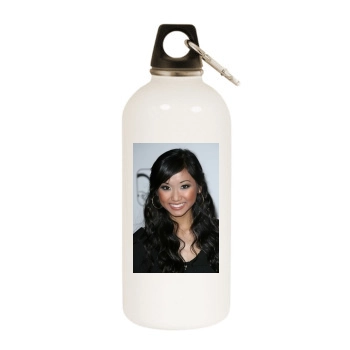 Brenda Song White Water Bottle With Carabiner