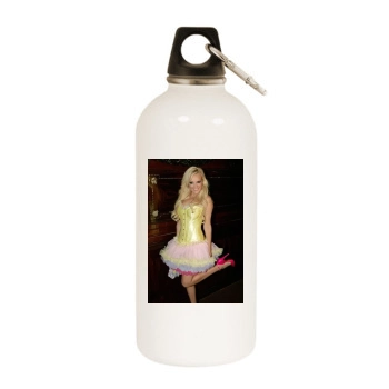 Bridget Marquardt White Water Bottle With Carabiner