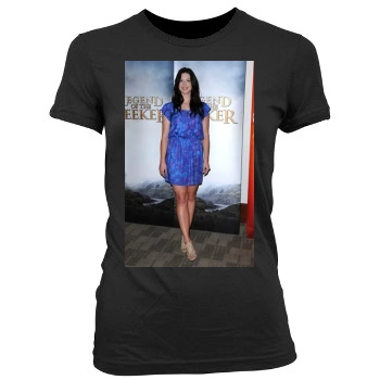 Bridget Regan Women's Junior Cut Crewneck T-Shirt