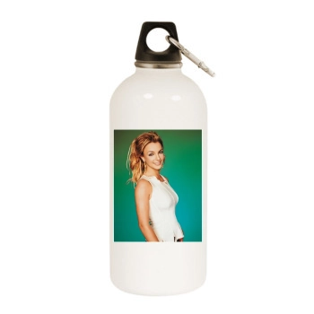 Britney Spears White Water Bottle With Carabiner