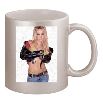 Britney Spears 11oz Metallic Silver Mug