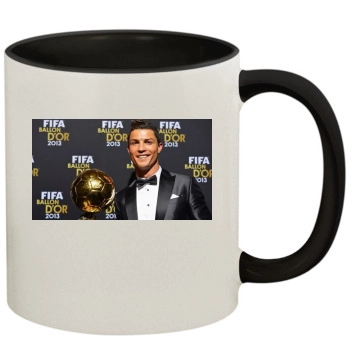 Cristiano Ronaldo 11oz Colored Inner & Handle Mug