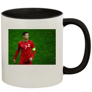 Cristiano Ronaldo 11oz Colored Inner & Handle Mug