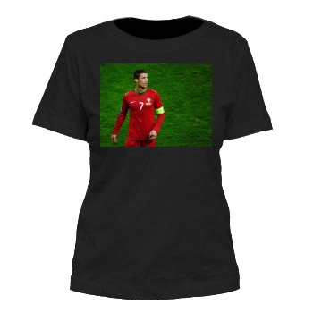 Cristiano Ronaldo Women's Cut T-Shirt