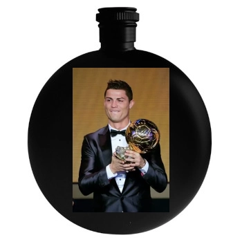 Cristiano Ronaldo Round Flask