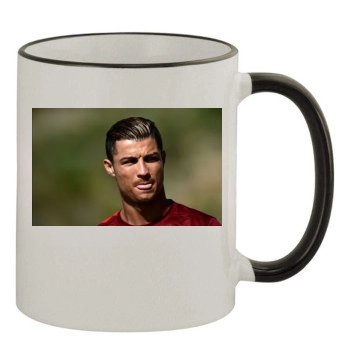 Cristiano Ronaldo 11oz Colored Rim & Handle Mug