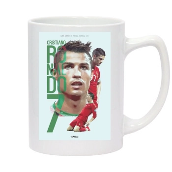 Cristiano Ronaldo 14oz White Statesman Mug