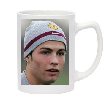 Cristiano Ronaldo 14oz White Statesman Mug