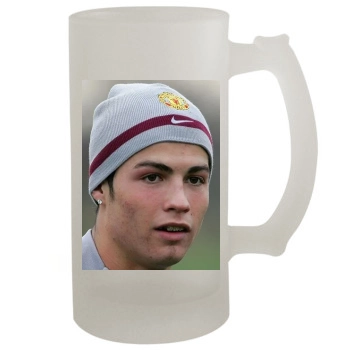 Cristiano Ronaldo 16oz Frosted Beer Stein