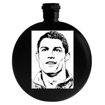 Cristiano Ronaldo Round Flask