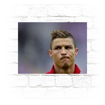 Cristiano Ronaldo Metal Wall Art