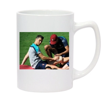 Cristiano Ronaldo 14oz White Statesman Mug