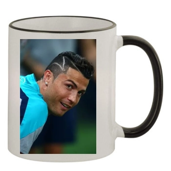 Cristiano Ronaldo 11oz Colored Rim & Handle Mug