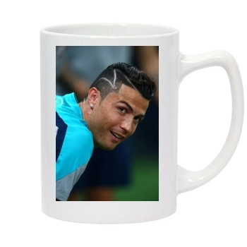 Cristiano Ronaldo 14oz White Statesman Mug