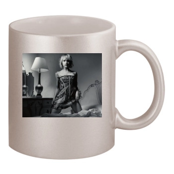 Brittany Murphy 11oz Metallic Silver Mug