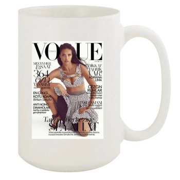 Adriana Lima 15oz White Mug