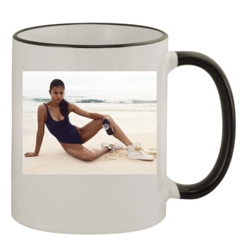 Adriana Lima 11oz Colored Rim & Handle Mug