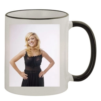 Brittany Snow 11oz Colored Rim & Handle Mug