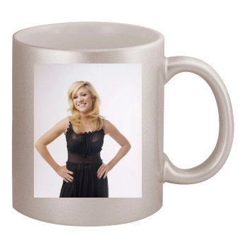 Brittany Snow 11oz Metallic Silver Mug