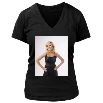 Brittany Snow Women's Deep V-Neck TShirt