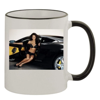 Brooke Burke 11oz Colored Rim & Handle Mug