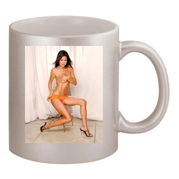 Brooke Burke 11oz Metallic Silver Mug