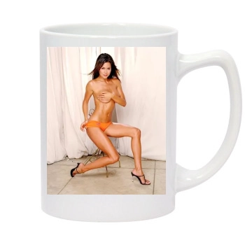 Brooke Burke 14oz White Statesman Mug